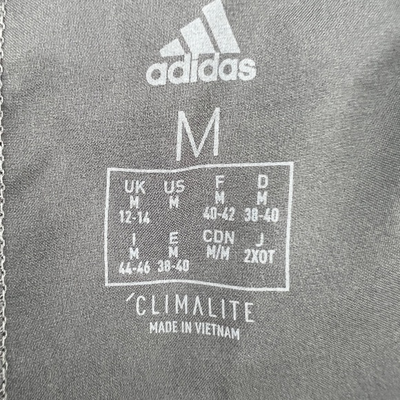 adidas Gray Dri Fit Athletic Shorts Size Medium Women’s - Picture 2 of 5